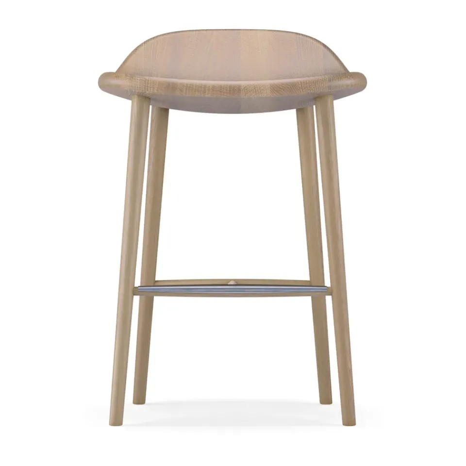 Stolab Bar Stools*Miss Holly bar stool, Oak white oiled Beige