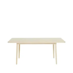 Stolab Dining Tables*Miss Holly dining table. 235x82 cm, Birch light matt lacquer. 1 insert Beige