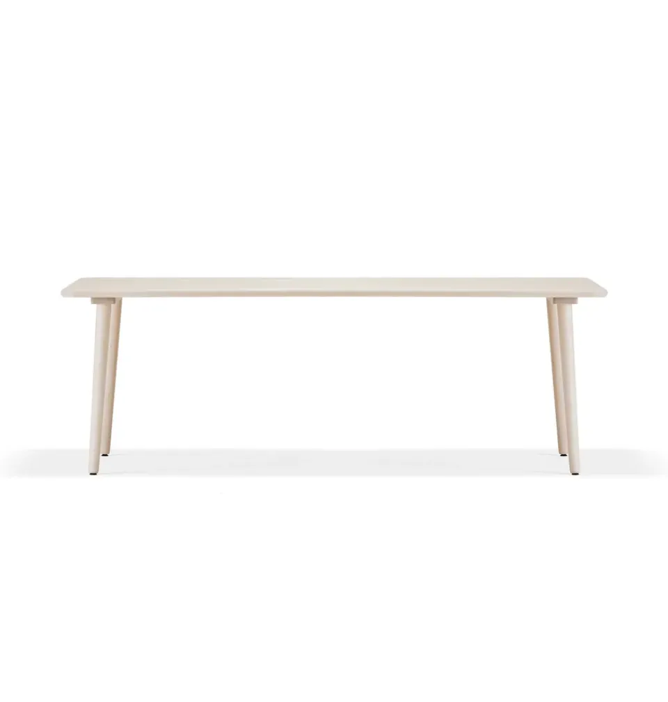 Stolab Dining Tables*Miss Tailor dining table, Birch light matt lacquer. 235x82 cm Beige