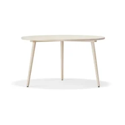 Stolab Dining Tables*Miss Tailor dining table round Ø130 cm, Birch light matt lacquered. fixed disk Beige