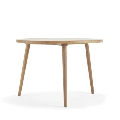Stolab Dining Tables*Miss Tailor round dining table, Oak natural oil. fixed disc Beige