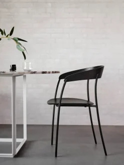 New Works Chairs*Missing armchair, box Black