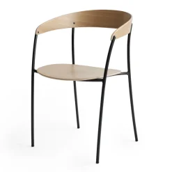 New Works Chairs*Missing armchair, Oak BrownBlack