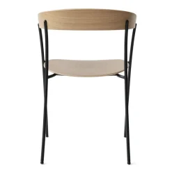 New Works Chairs*Missing armchair, Oak BrownBlack
