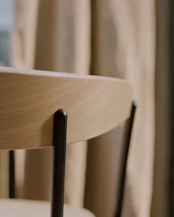 New Works Chairs*Missing armchair, Oak BrownBlack