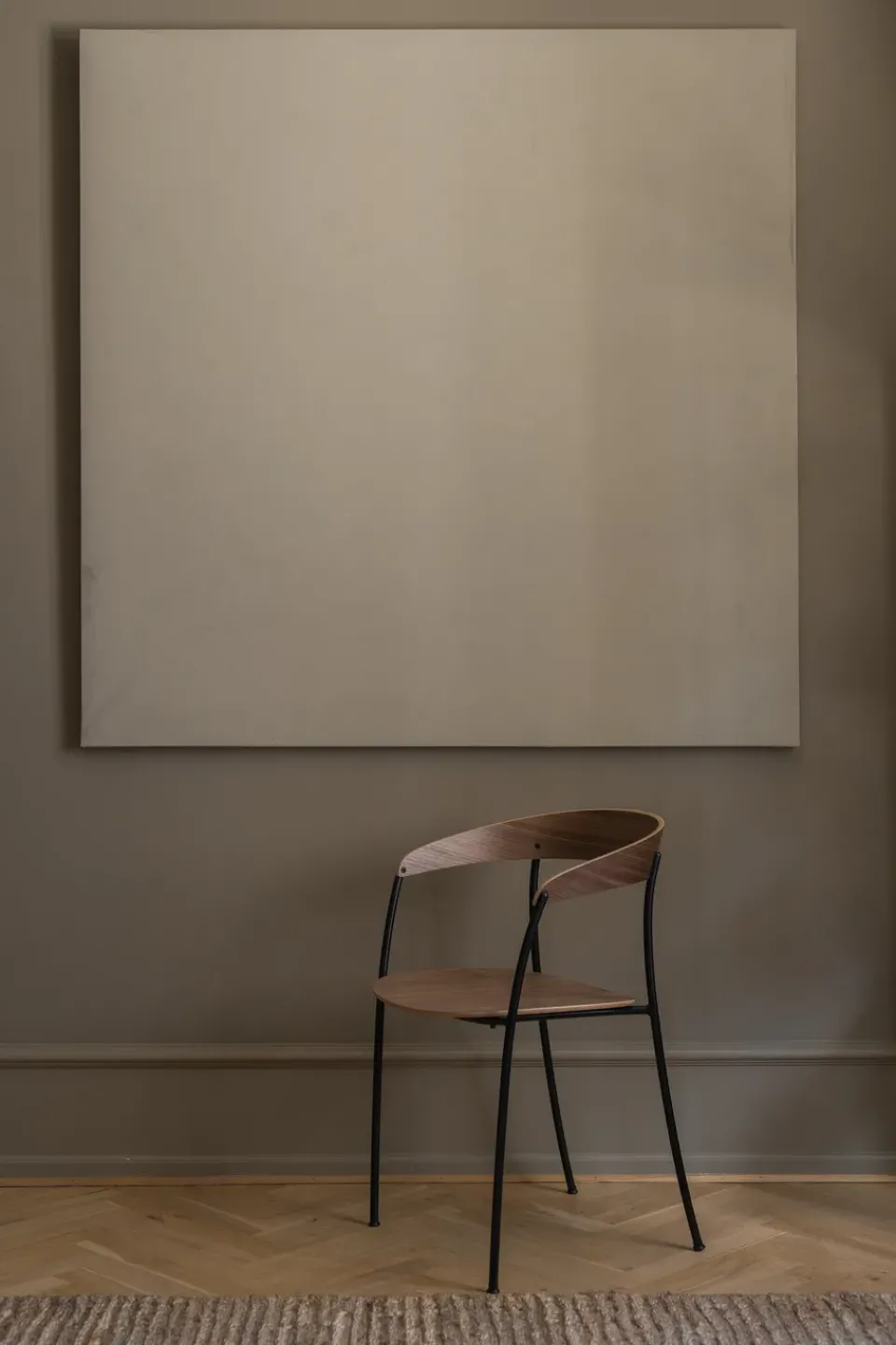 New Works Chairs*Missing armchair, Walnut BrownBlack