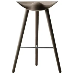 Audo Copenhagen Bar Stools*ML42 barstool 77 cm, oiled oak-steel Brown