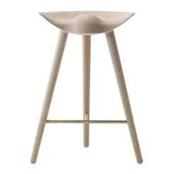 Audo Copenhagen Bar Stools*ML42 barstool 69 cm, Oak-steel Beige