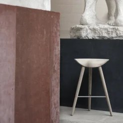 Audo Copenhagen Bar Stools*ML42 barstool 69 cm, Oak-steel Beige
