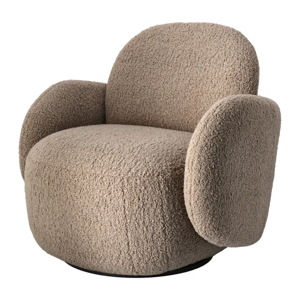 1898 Armchairs & Footstools*Mo armchair with swivel function, Glore Brown