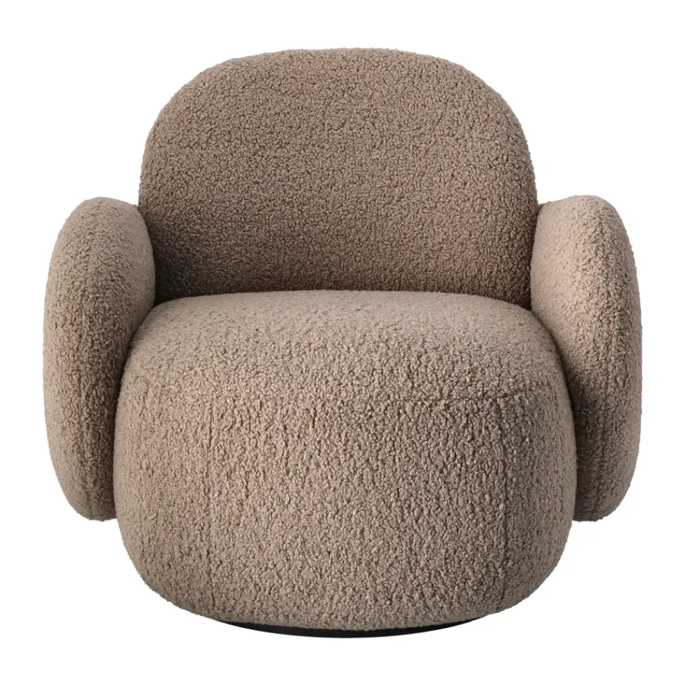 1898 Armchairs & Footstools*Mo armchair with swivel function, Glore Brown