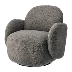 1898 Armchairs & Footstools*Mo armchair with swivel function, Glore Grey