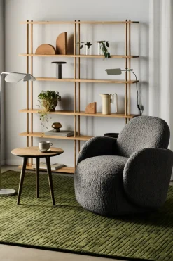 1898 Armchairs & Footstools*Mo armchair with swivel function, Glore Grey