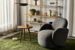 1898 Armchairs & Footstools*Mo armchair with swivel function, Glore Grey