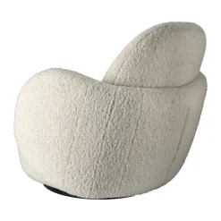1898 Armchairs & Footstools*Mo armchair with swivel function, Glore 1243 White