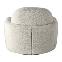 1898 Armchairs & Footstools*Mo armchair with swivel function, Glore 1243 White