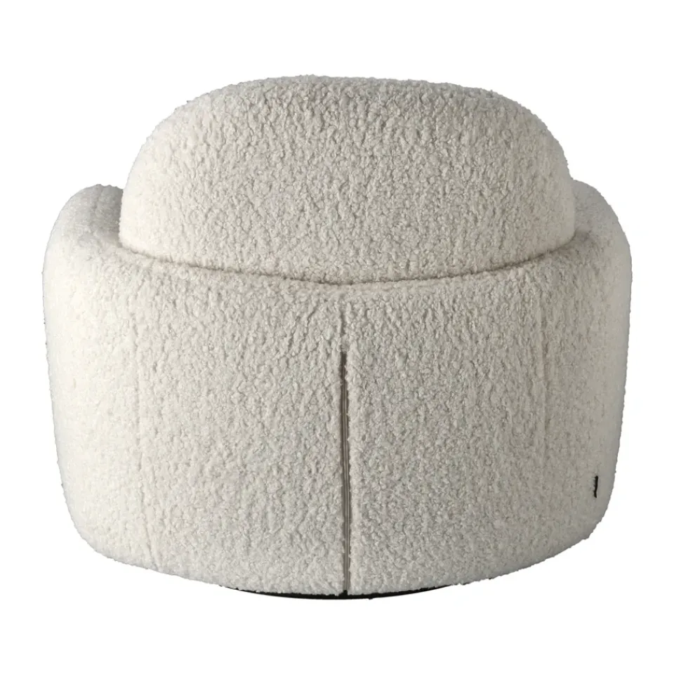 1898 Armchairs & Footstools*Mo armchair with swivel function, Glore 1243 White