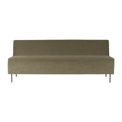 GUBI Sofas*Modern Line 2-seat sofa, Belsuede special FR 002-black Green