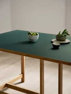 MOEBE Dining Tables*Rectangular dining table, , 160x90 cm Green
