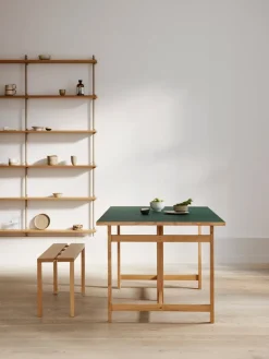 MOEBE Dining Tables*Rectangular dining table, , 160x90 cm Green