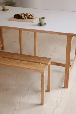 MOEBE Dining Tables*Rectangular dining table, Light , 160x90 cm Grey