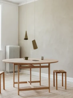 MOEBE Dining Tables*round dining table Ø140 x73.2 cm, Oak Brown