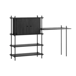 MOEBE Shelves & Shelving Systems*shelving system s.115.2.D, Black