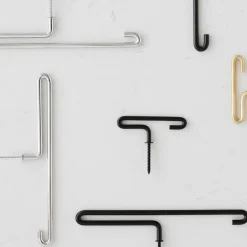 MOEBE Clothes Hooks & Hangers*Wall hook large, Black