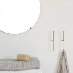 MOEBE Clothes Hooks & Hangers*Wall hook large, matte gold Gold-coloured
