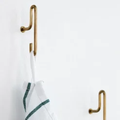 MOEBE Clothes Hooks & Hangers*wall hook small 2- pack, matte gold Gold-coloured