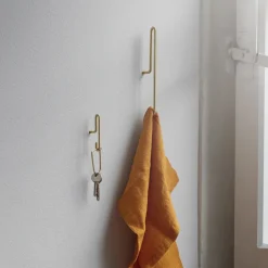 MOEBE Clothes Hooks & Hangers*wall hook small 2- pack, matte gold Gold-coloured