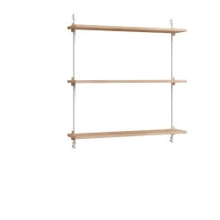 MOEBE Shelves & Shelving Systems*wall shelving ws.85.1, Oak-white Brown