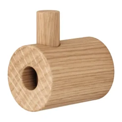 MOEBE Clothes Hooks & Hangers*wooden wall hook, Oak Brown