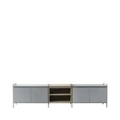 Zweed T.V & Media Units|Dressers & Sideboards*Molto Låg side table, /oak, 3 sections Grey