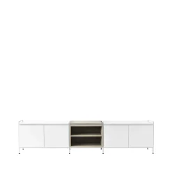 Zweed T.V & Media Units|Dressers & Sideboards*Molto Låg side table, /oak, 3 sections White