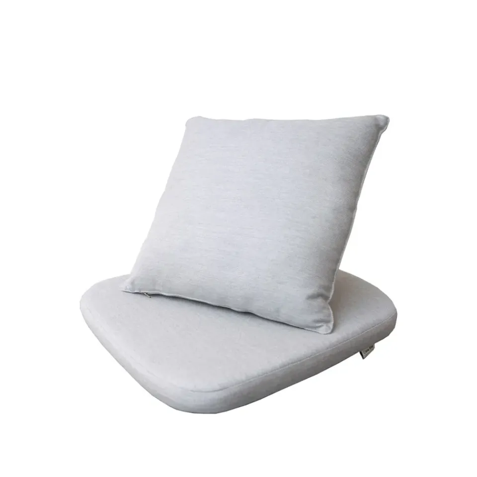 Cane-line Seat Cushions & Pads*Moments chair cushion set, Natté light Grey