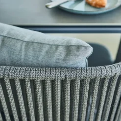 Cane-line Seat Cushions & Pads*Moments stackable chair cushion, Natté light Grey