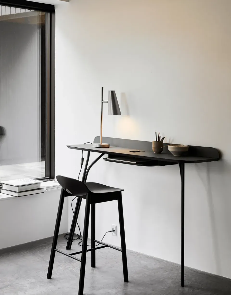 Woud Bar Stools*Mono barstool 65 cm, oak Black