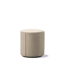Fredericia Furniture Sitting Poufs*Mono seat pouf, Grand linen , Ø39 cm Beige