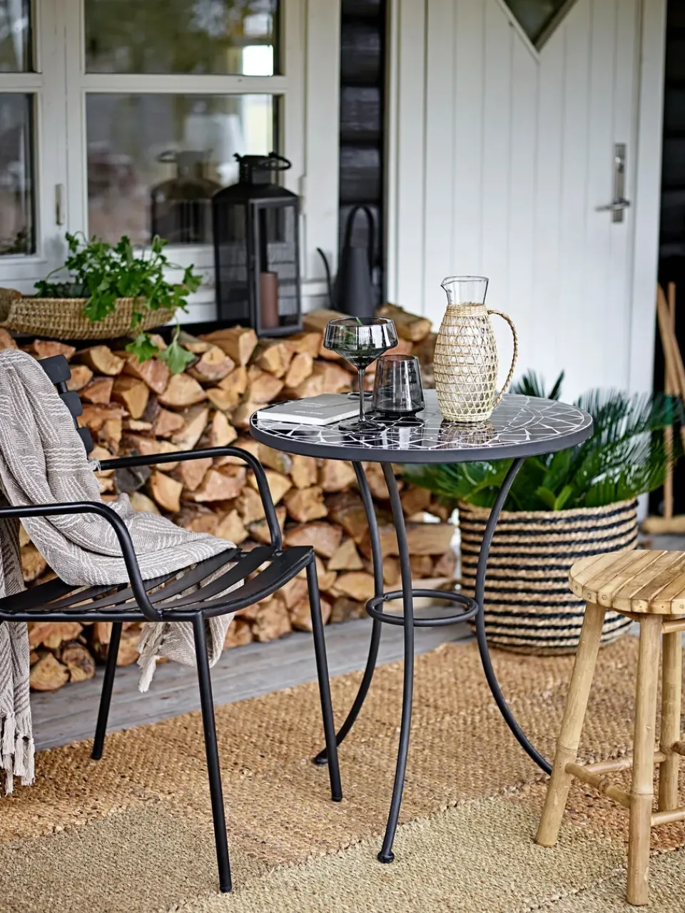 Bloomingville Seating|Balcony Furniture*Monsi chair, Black