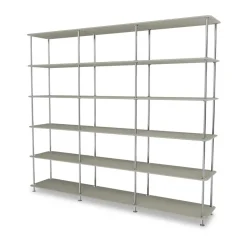 Montana Shelves & Shelving Systems*Free 555000 shelf, 144 Fennel structured-chrome GreenSilver-coloured