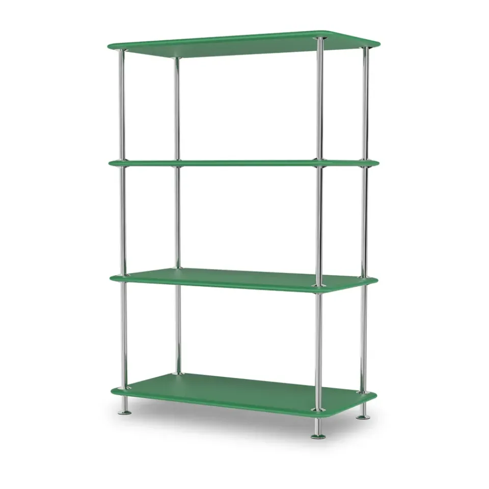 Montana Shelves & Shelving Systems*Free 30000 shelf, 152 Parsley structured-chrome GreenSilver-coloured