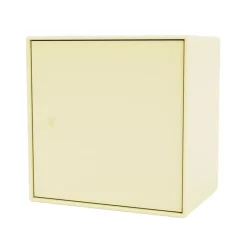 Montana Shelves & Shelving Systems*Mini 1103 shelf module, Camomile 159. with door Yellow