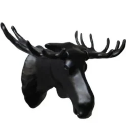 Bosign Clothes Hooks & Hangers*Moose hook, Black