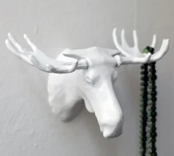Bosign Clothes Hooks & Hangers*Moose hook, White