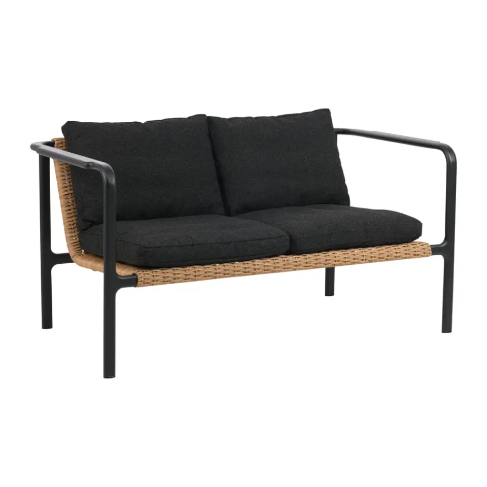 Brafab Garden Sofas & Garden Benches|Balcony Furniture*Motty sofa, -teddy , 2 seater Black