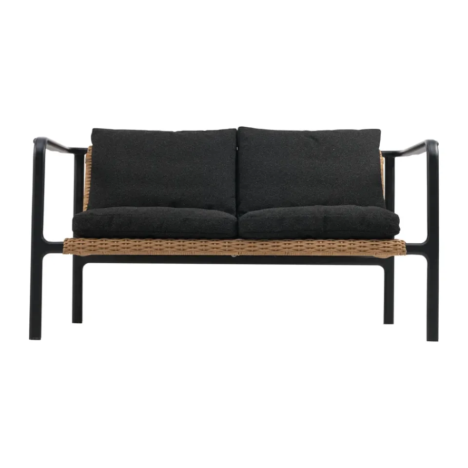 Brafab Garden Sofas & Garden Benches|Balcony Furniture*Motty sofa, -teddy , 2 seater Black