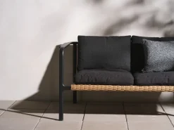 Brafab Garden Sofas & Garden Benches|Balcony Furniture*Motty sofa, -teddy , 2 seater Black