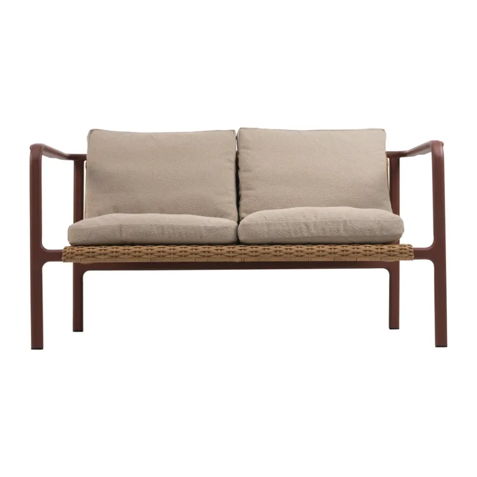 Brafab Garden Sofas & Garden Benches|Balcony Furniture*Motty sofa, Zin -teddy beige, 2-seater Red