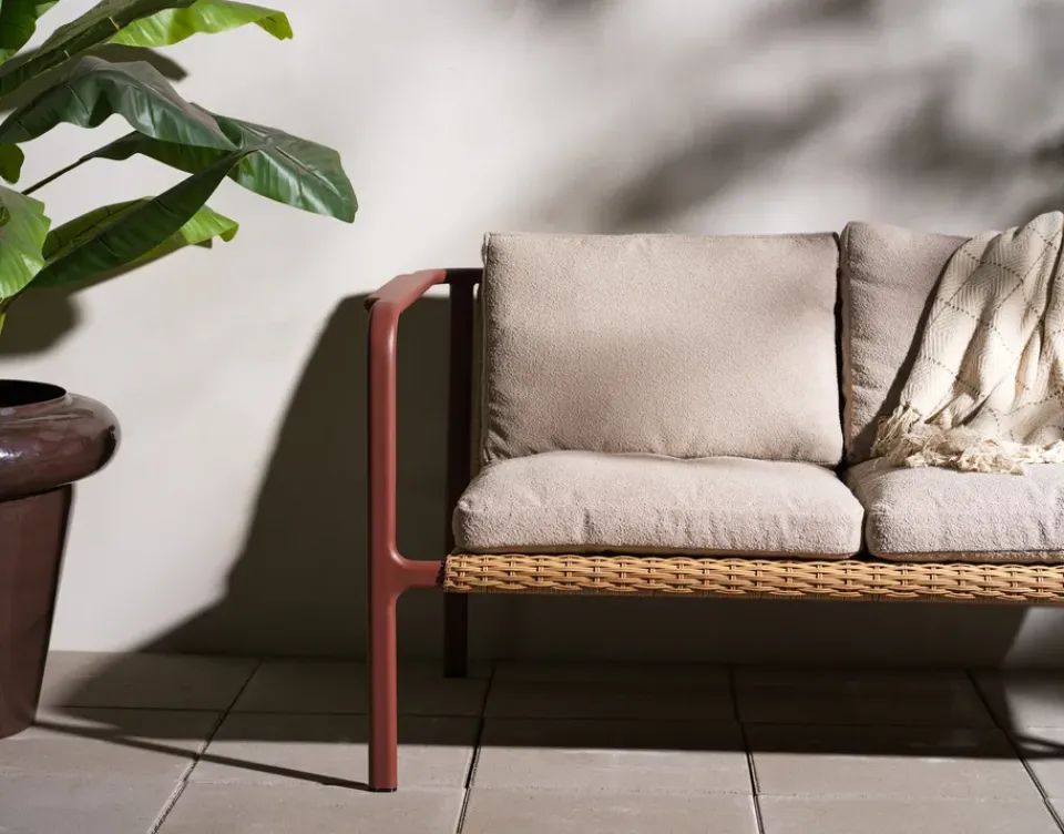 Brafab Garden Sofas & Garden Benches|Balcony Furniture*Motty sofa, Zin -teddy beige, 2-seater Red